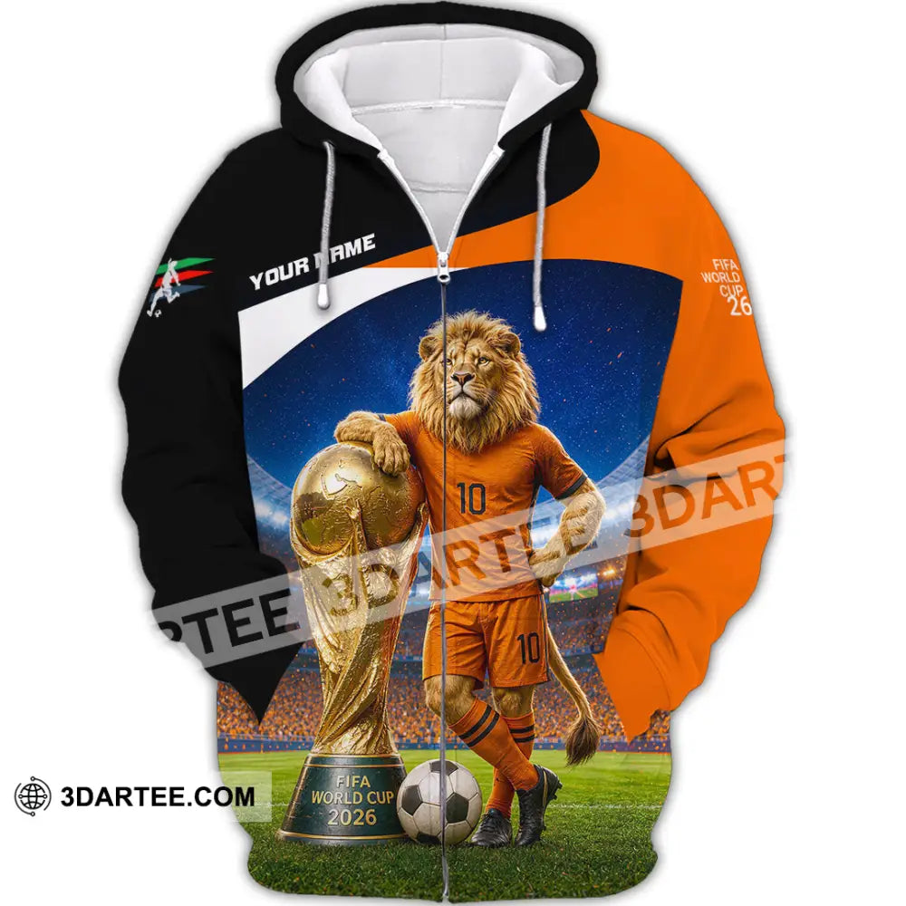 Unisex Shirt - Custom Netherlands World Cup 2026 Shirt - Zipper Hoodie / S - T-shirt