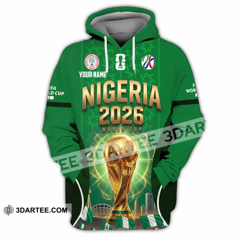 Unisex Shirt - Custom Nigeria World Cup 2026 Shirt - Hoodie / S - T-shirt