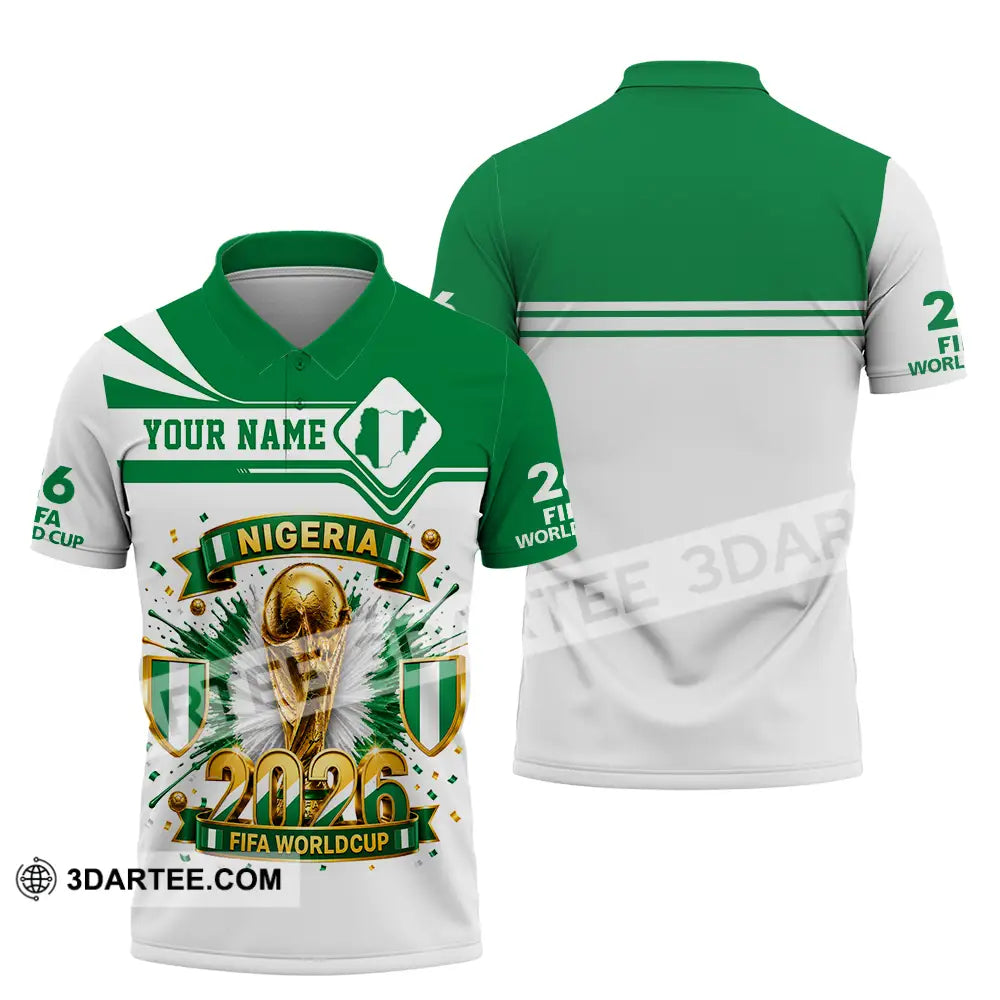 Unisex Shirt - Custom Nigeria World Cup 2026 Shirt - Polo Shirt / S - T-shirt