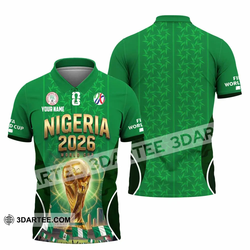 Unisex Shirt - Custom Nigeria World Cup 2026 Shirt - Polo Shirt / S - T-shirt