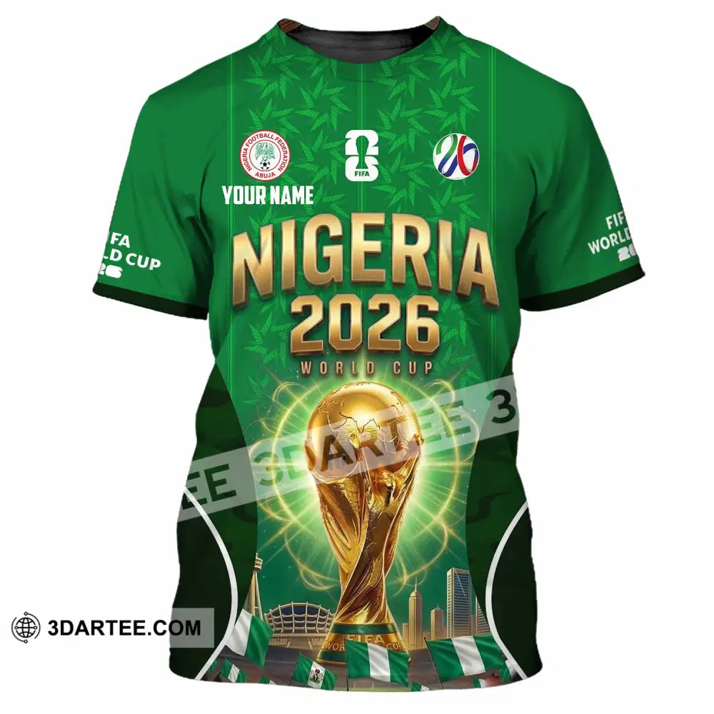 Unisex Shirt - Custom Nigeria World Cup 2026 Shirt - T-Shirt / S - T-shirt