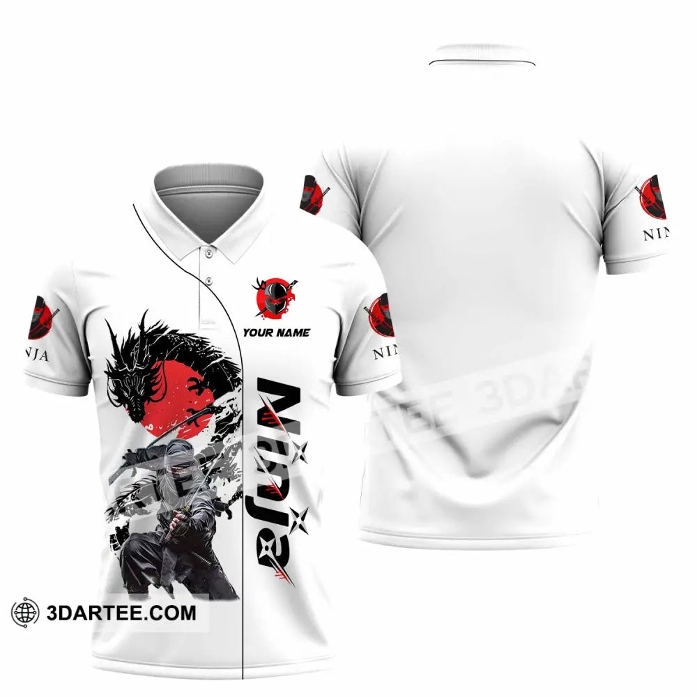 Unisex Shirt - Custom Ninja Design Shirt Polo Shirt / S T-shirt