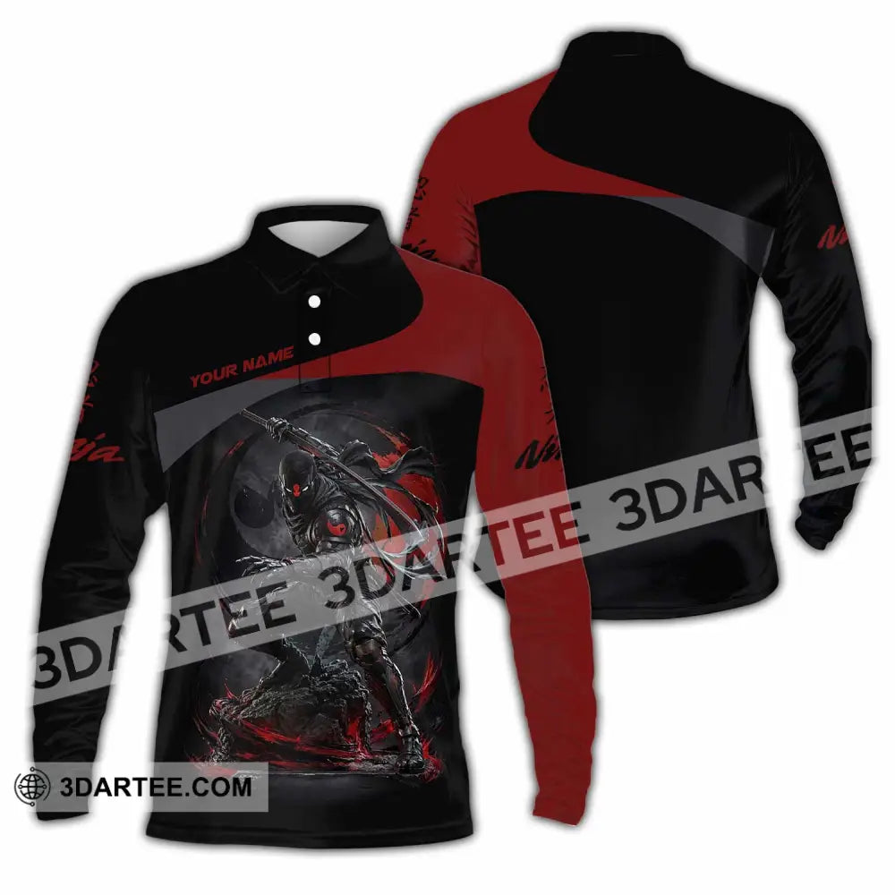 Unisex Shirt - Custom Ninja Shirt - Long Sleeve Polo / S - T-shirt
