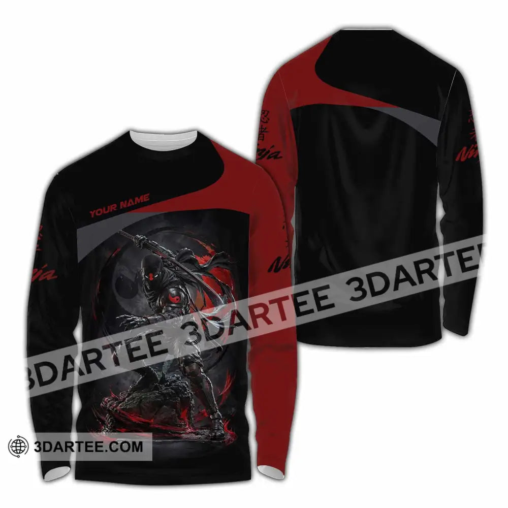 Unisex Shirt - Custom Ninja Shirt - Long Sleeve Shirt / S - T-shirt