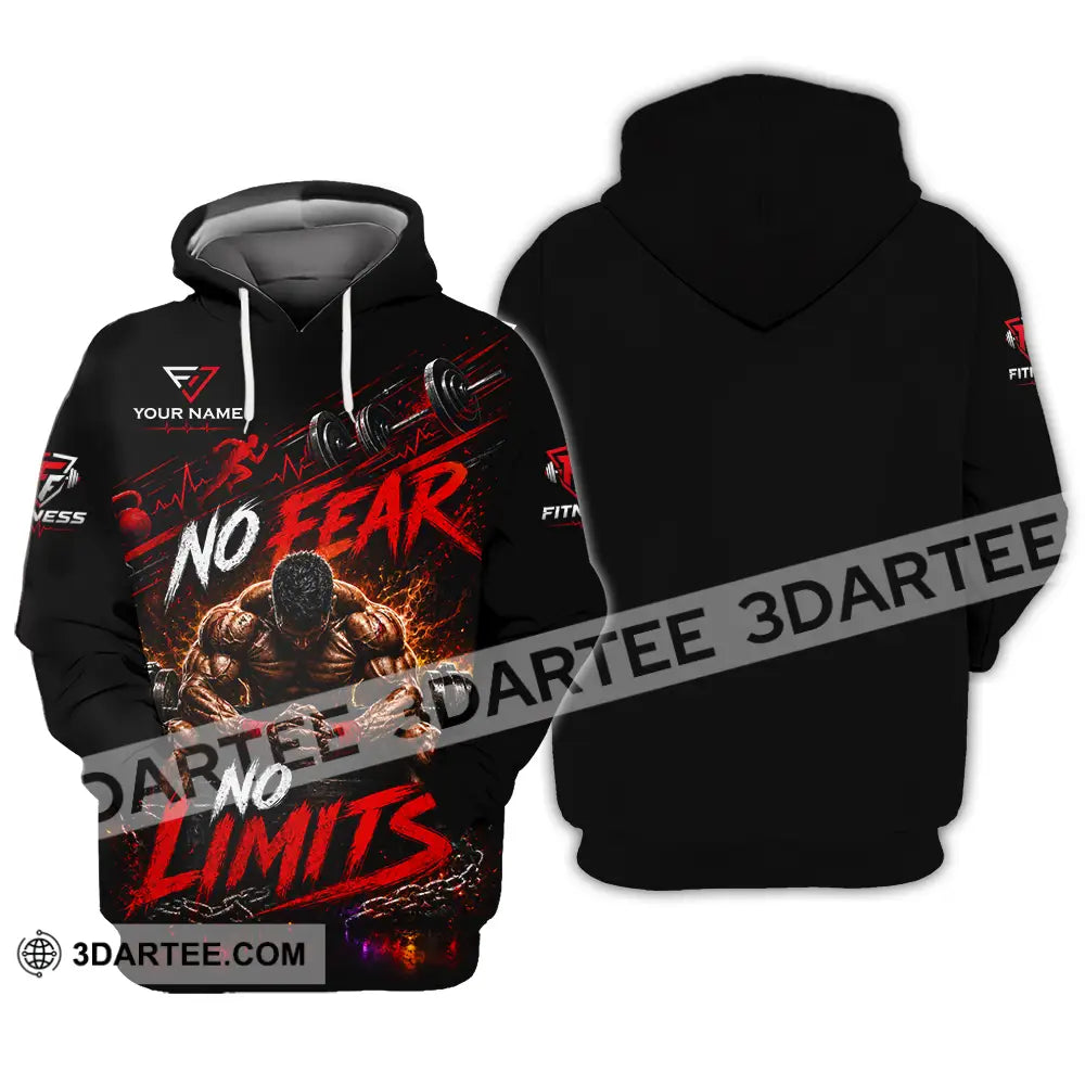 Unisex Shirt - Custom No Fear No Limits Shirt - Hoodie / S - T-shirt