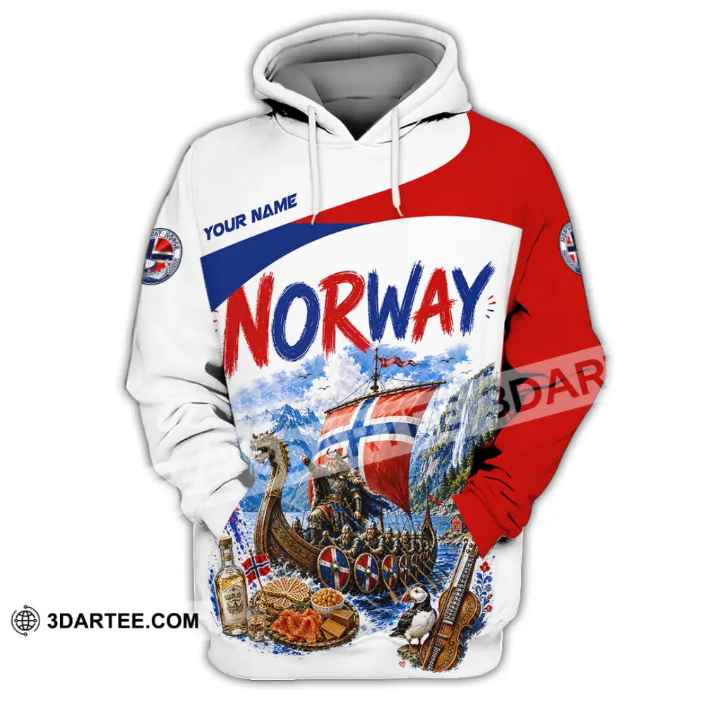 Unisex Shirt - Custom Norway Shirt - Hoodie / S - T-shirt