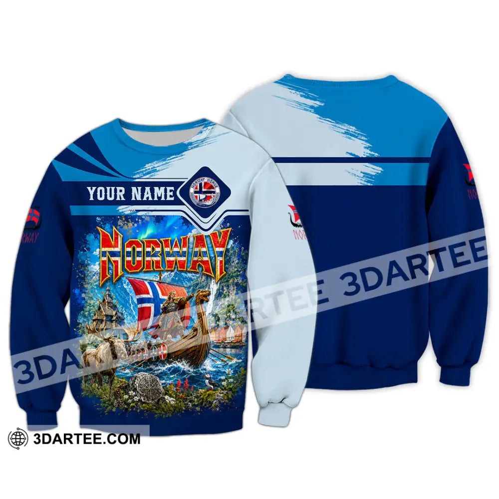 Unisex Shirt - Custom Norway Shirt - Long Sleeve / S - T-shirt