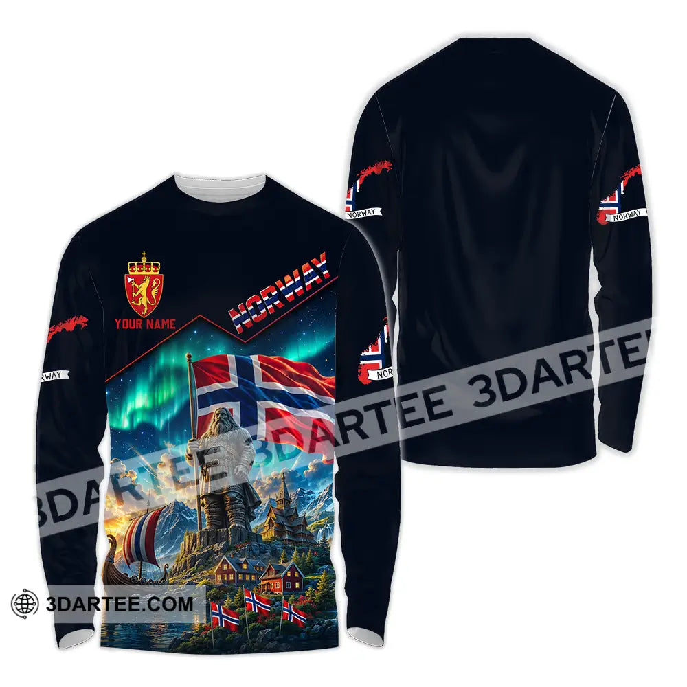 Unisex Shirt - Custom Norway Shirt - Long Sleeve Shirt / S - T-shirt