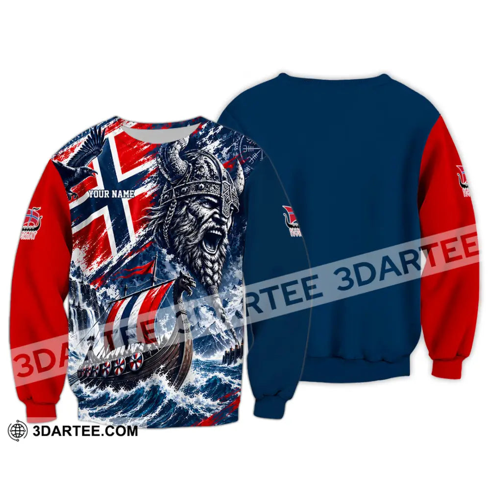 Unisex Shirt - Custom Norway Shirt - Long Sleeve / S - T-shirt