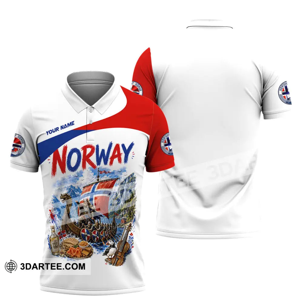 Unisex Shirt - Custom Norway Shirt - Polo Shirt / S - T-shirt