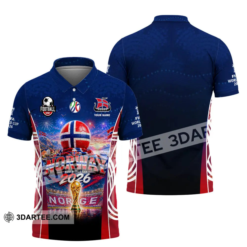 Unisex Shirt - Custom Norway World Cup 2026 Shirt - Polo Shirt / S - T-shirt