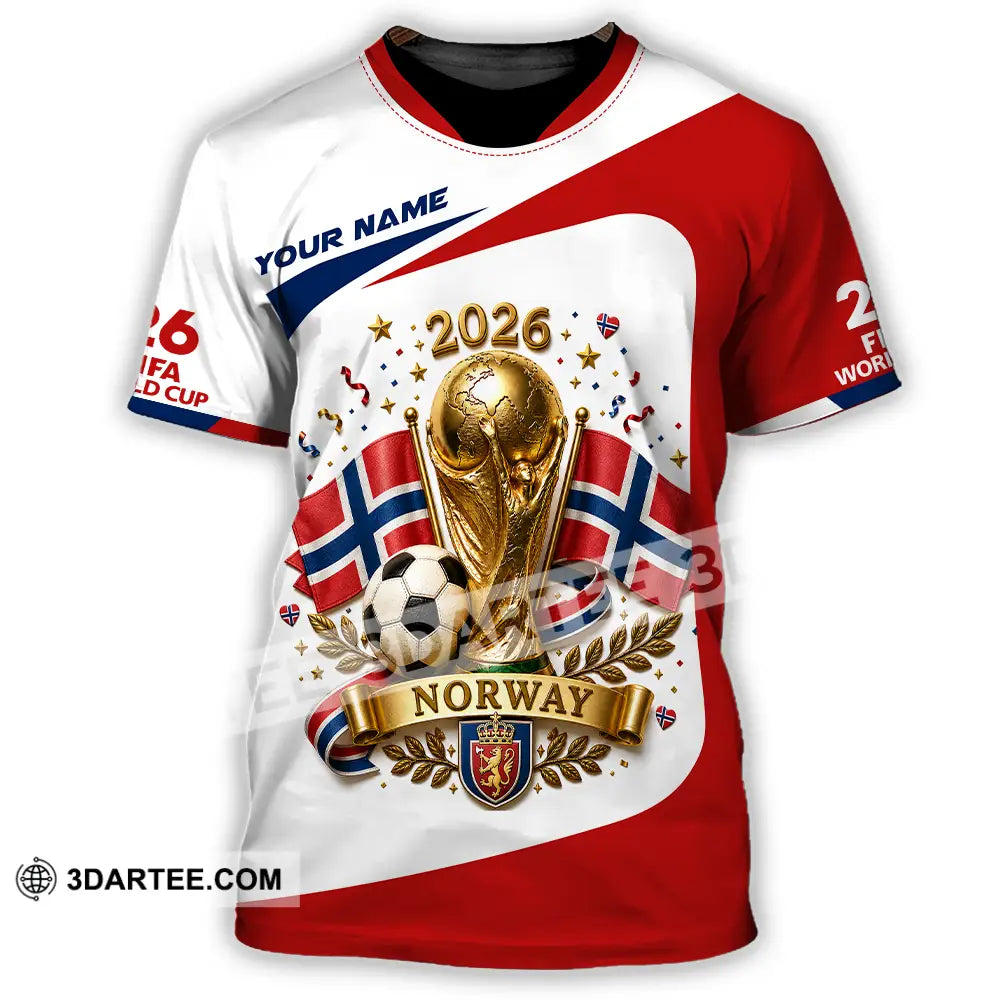 Unisex Shirt - Custom Norway World Cup 2026 Shirt - T-Shirt / S - T-shirt