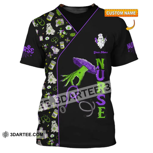 Unisex Shirt - Custom Nurse Halloween Shirt T-shirt
