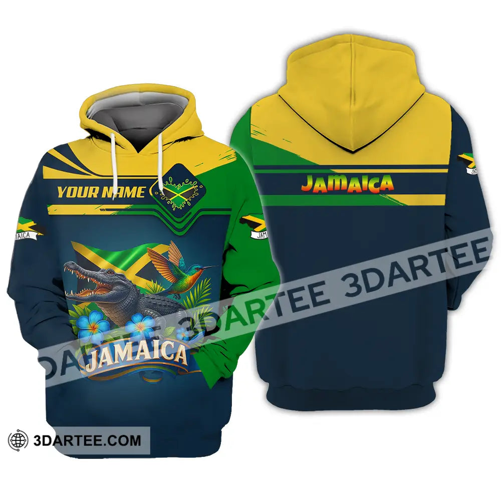 Unisex Shirt - Custom One Love Jamaica Shirt Hoodie / S T-shirt