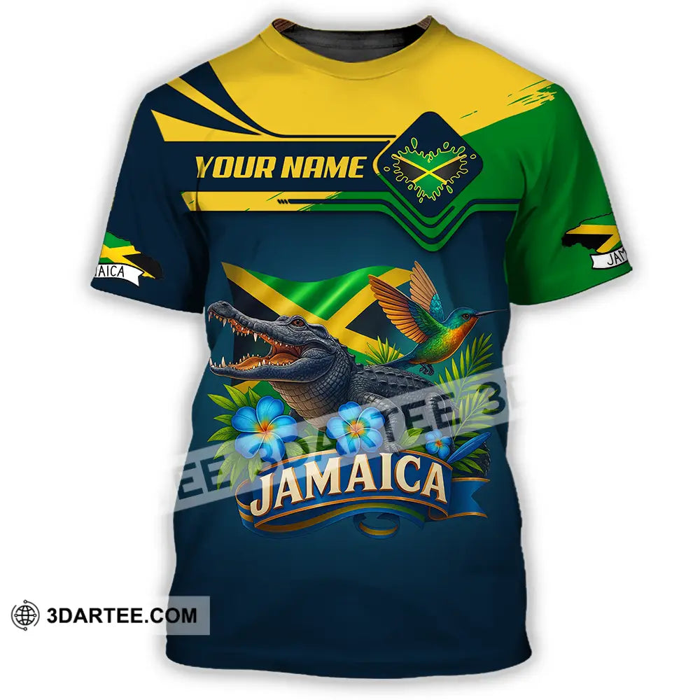 Unisex Shirt - Custom One Love Jamaica Shirt T-Shirt / S T-shirt