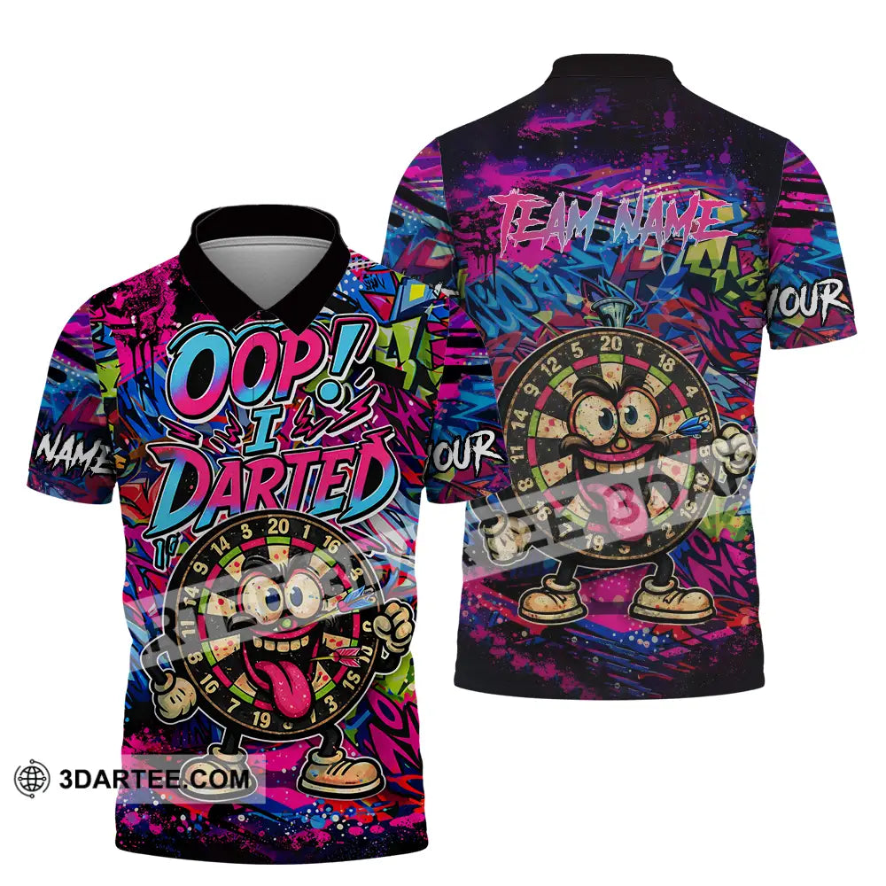 Unisex Shirt - Custom Oops I Darted 3D Shirt Polo Shirt / S T-shirt