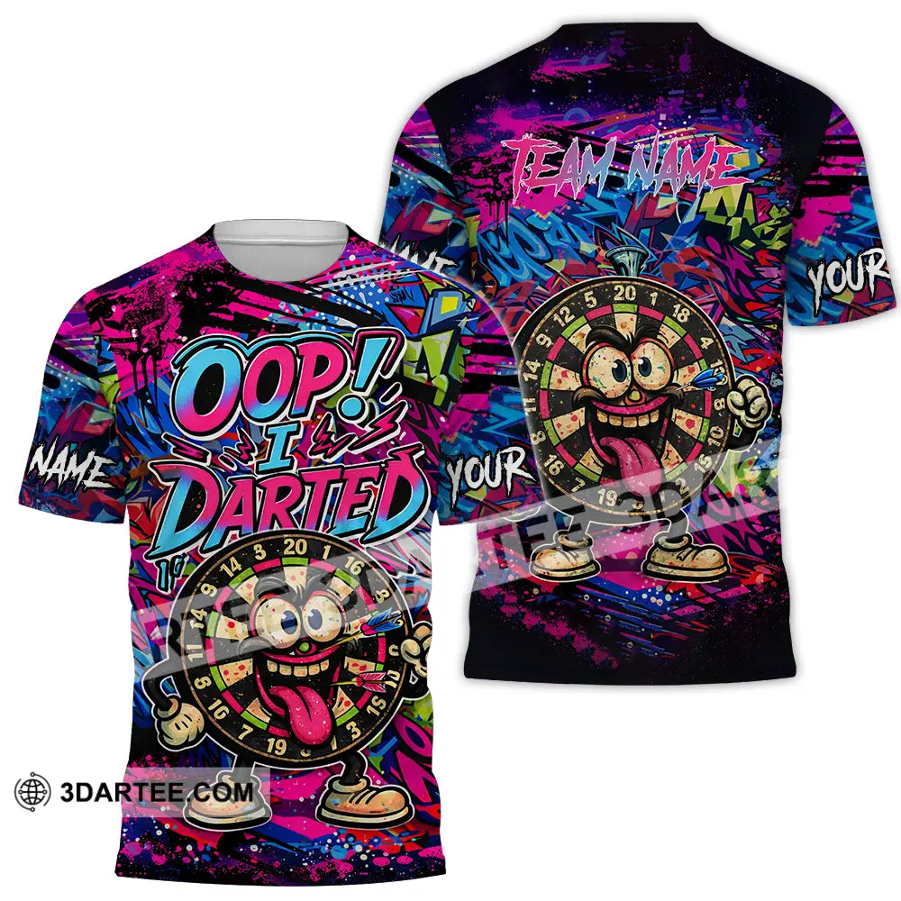 Unisex Shirt - Custom Oops I Darted 3D Shirt T-Shirt / S T-shirt