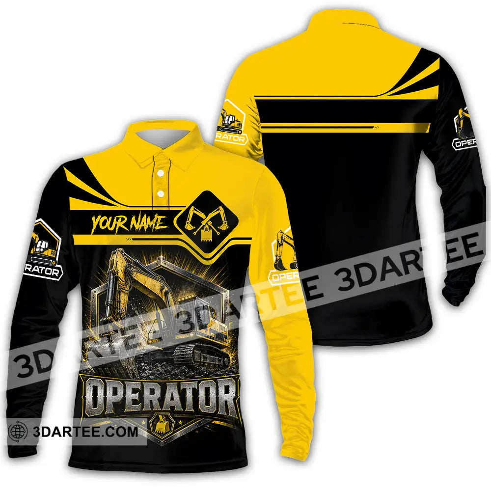 Unisex Shirt - Custom Operator Shirt - Long Sleeve Polo / S - T-shirt