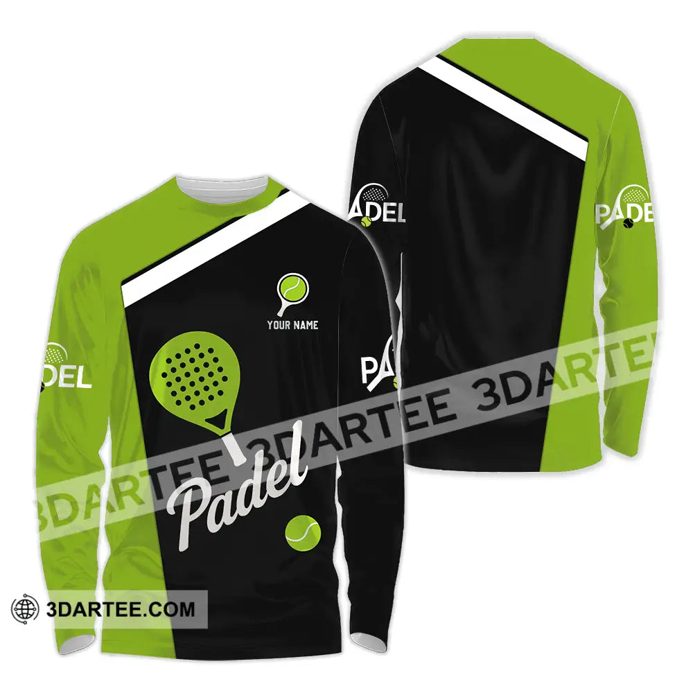 Unisex Shirt - Custom Padel Shirt Long Sleeve Shirt / S T-shirt
