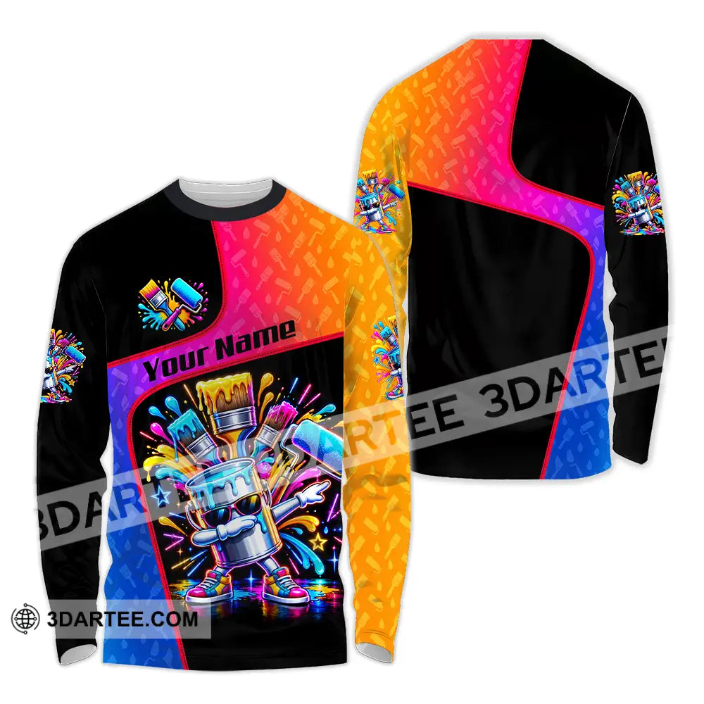 Unisex Shirt - Custom Painter Shirt - Long Sleeve Shirt / S - T-shirt