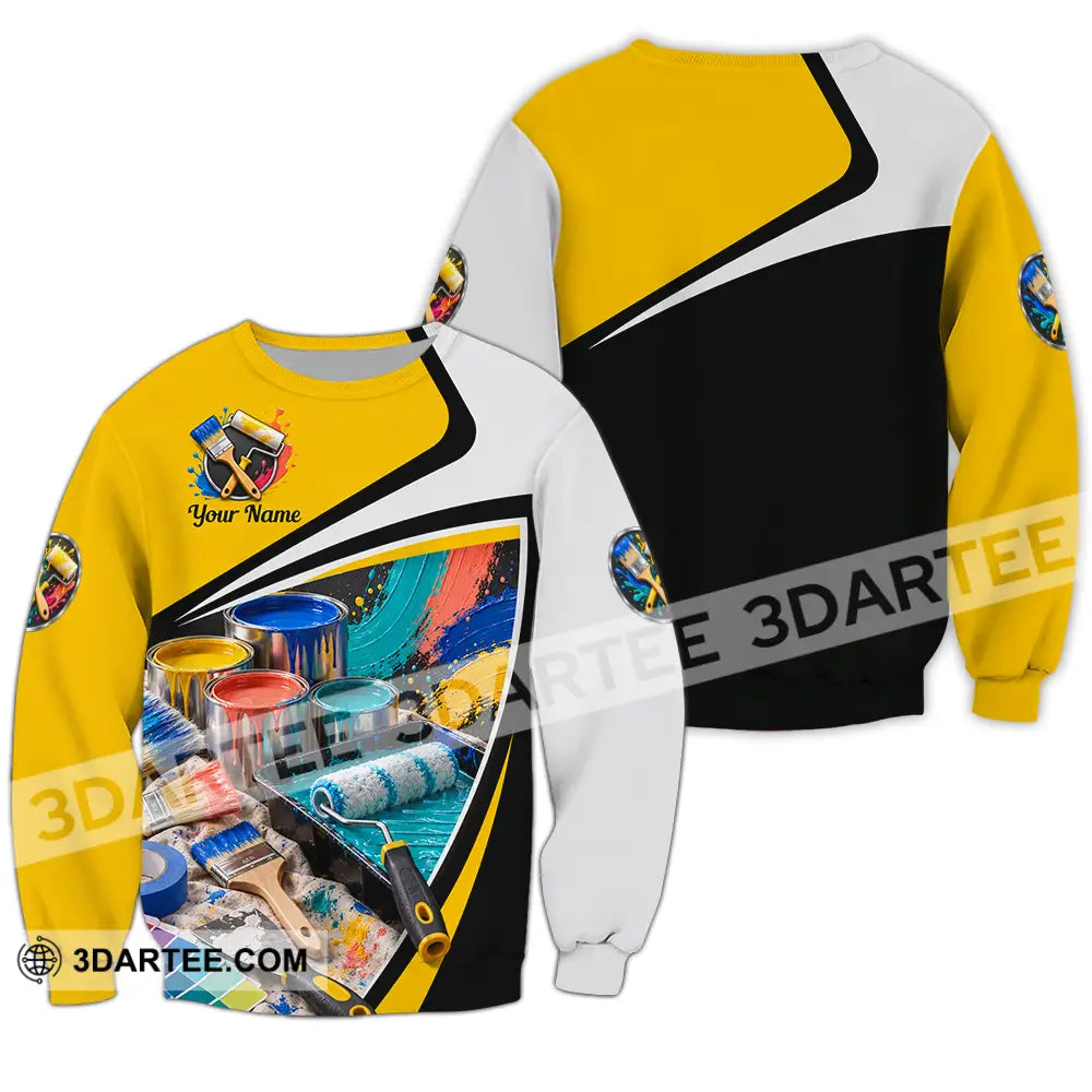 Unisex Shirt - Custom Painter Shirt - Long Sleeve / S - T-shirt