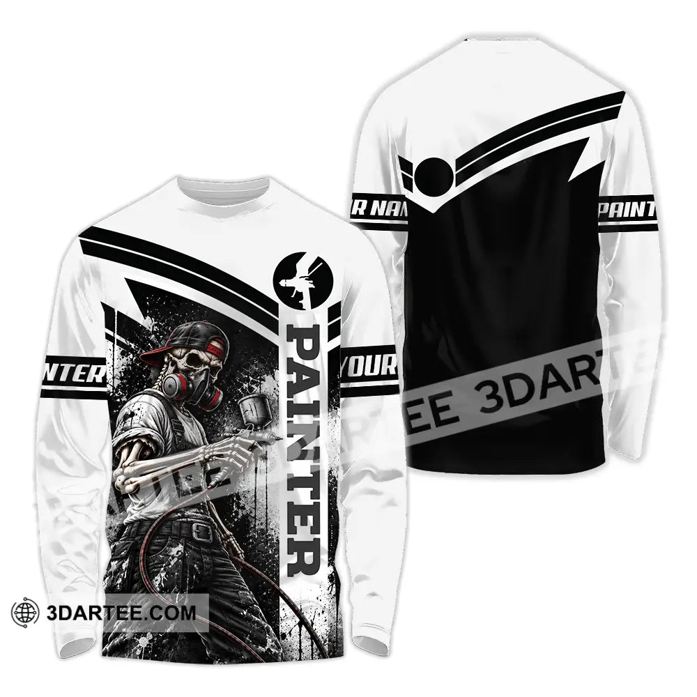 Unisex Shirt - Custom Painter Shirt - Long Sleeve Shirt / S - T-shirt