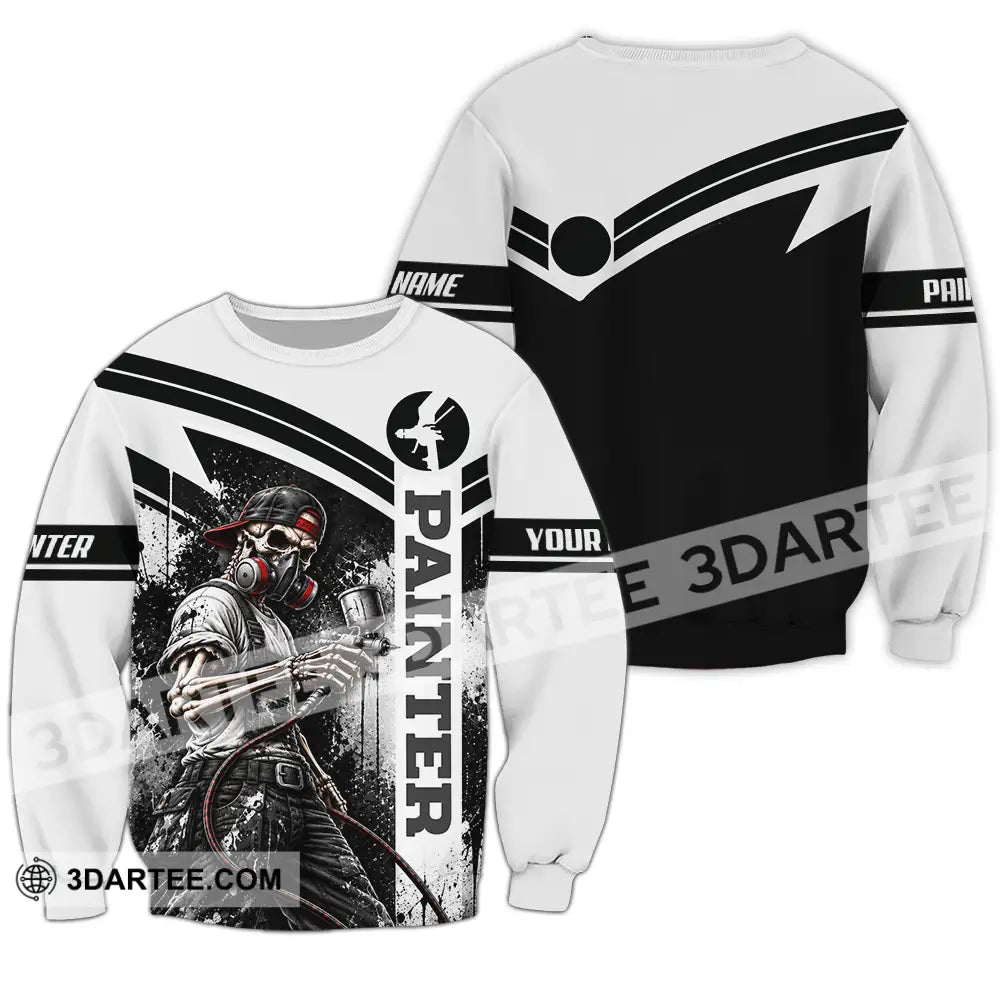 Unisex Shirt - Custom Painter Shirt - Long Sleeve / S - T-shirt