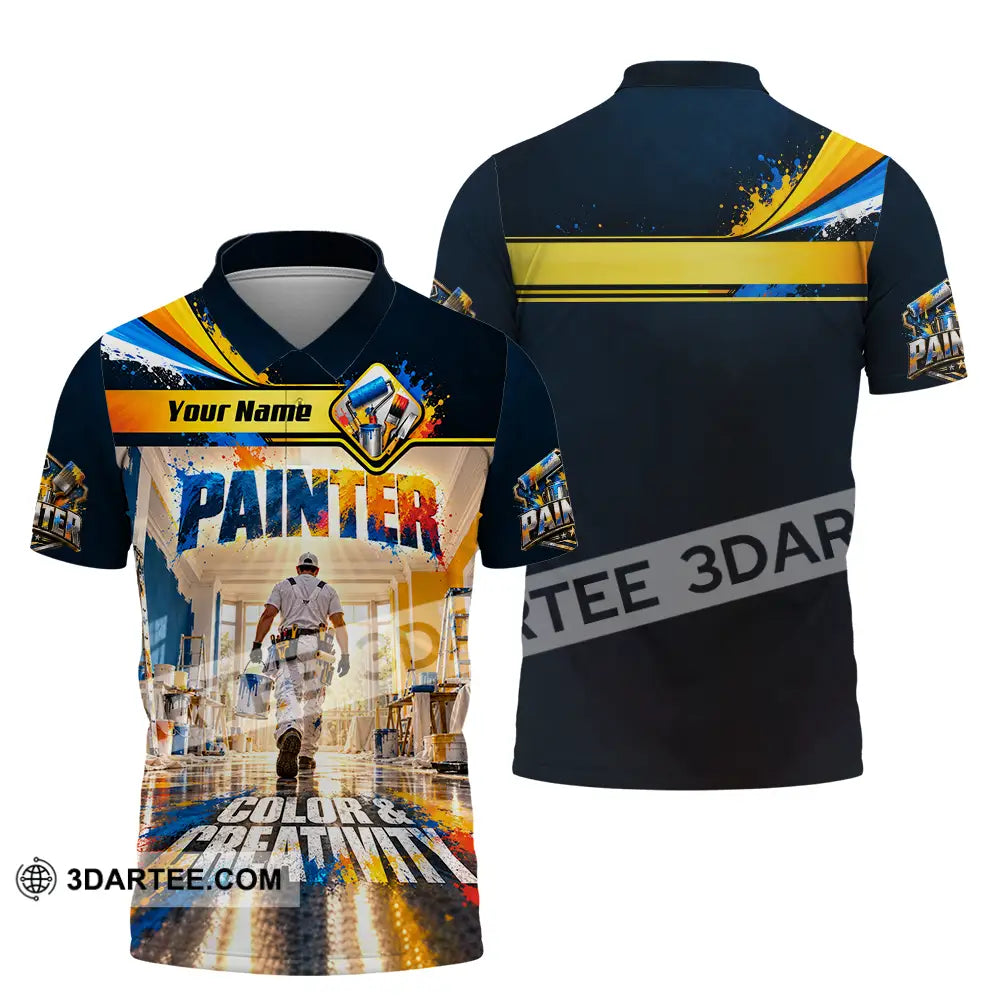 Unisex Shirt - Custom Painter Shirt - Polo Shirt / S - T-shirt