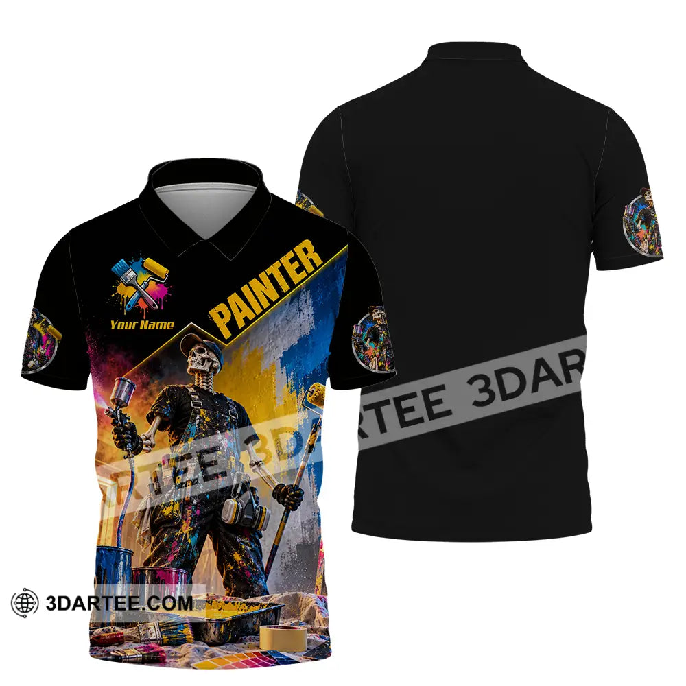 Unisex Shirt - Custom Painter Shirt - Polo Shirt / S - T-shirt