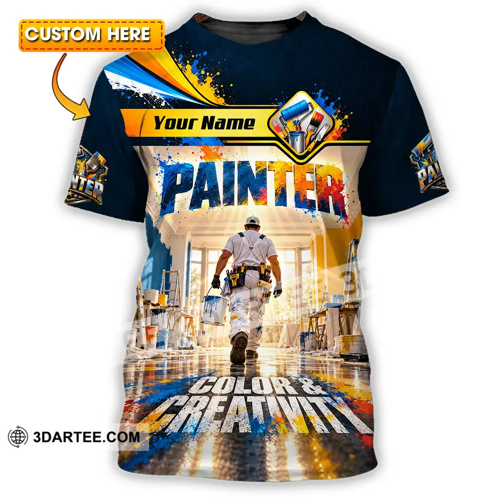 Unisex Shirt - Custom Painter Shirt - T-shirt