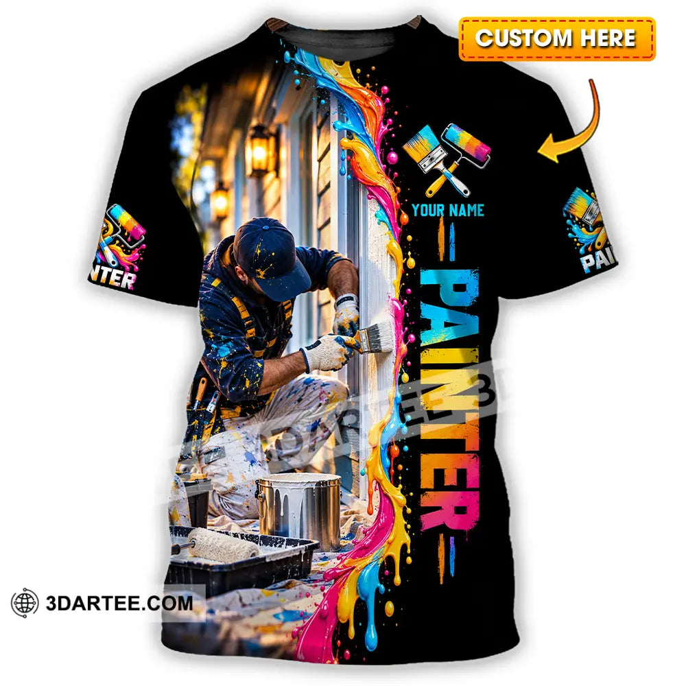 Unisex Shirt - Custom Painter Shirt - T-shirt