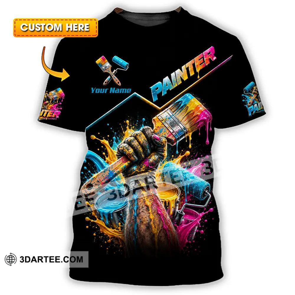 Unisex Shirt - Custom Painter Shirt - T-shirt