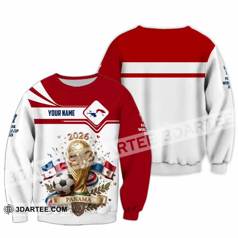 Unisex Shirt - Custom Panama World Cup 2026 3D Shirt - Long Sleeve / S - T-shirt