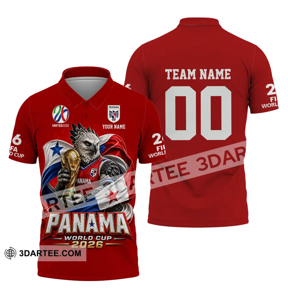 Unisex Shirt - Custom Panama World Cup 2026 3D Shirt - Polo Shirt / S - T-shirt