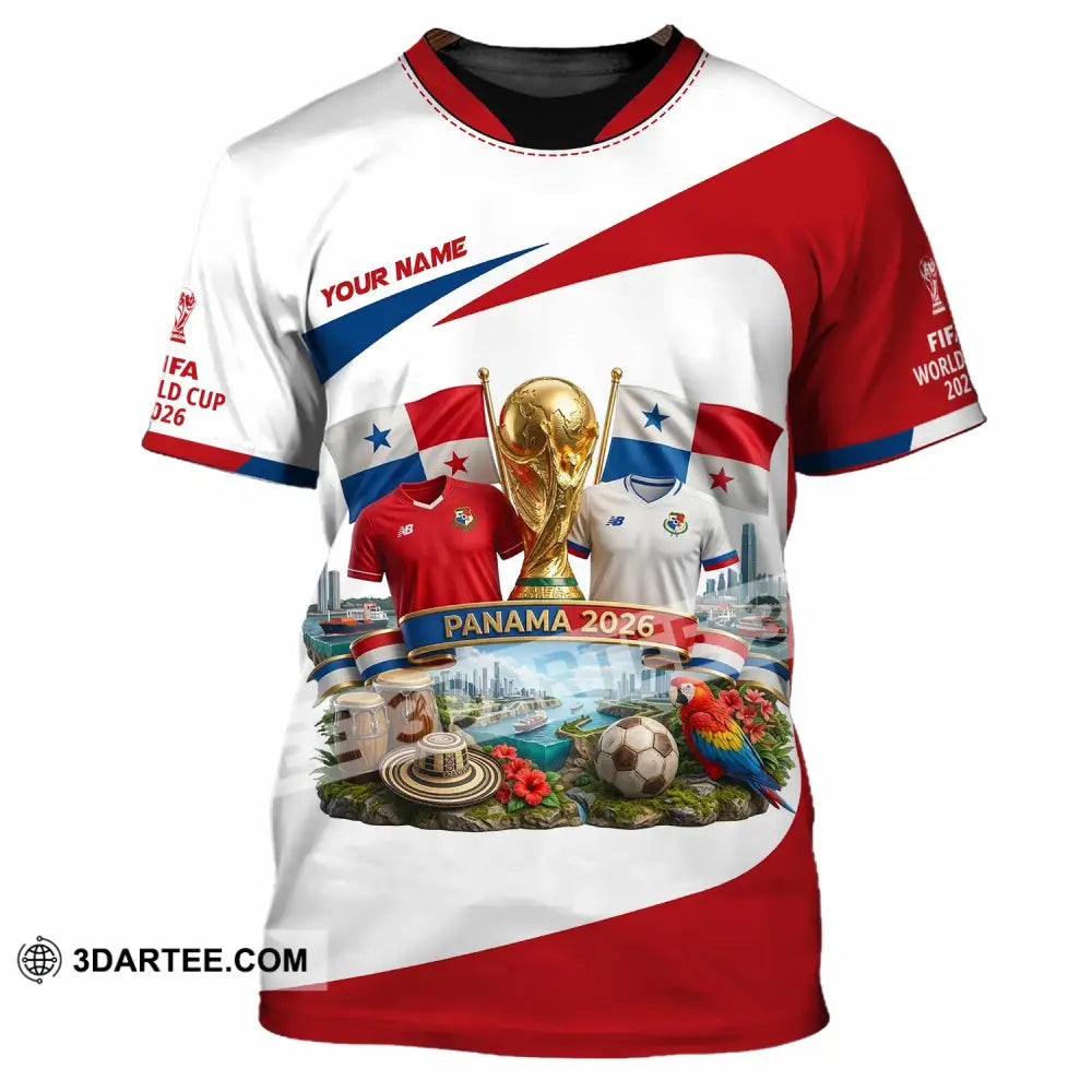Unisex Shirt - Custom Panama World Cup 2026 3D Shirt - T-Shirt / S - T-shirt