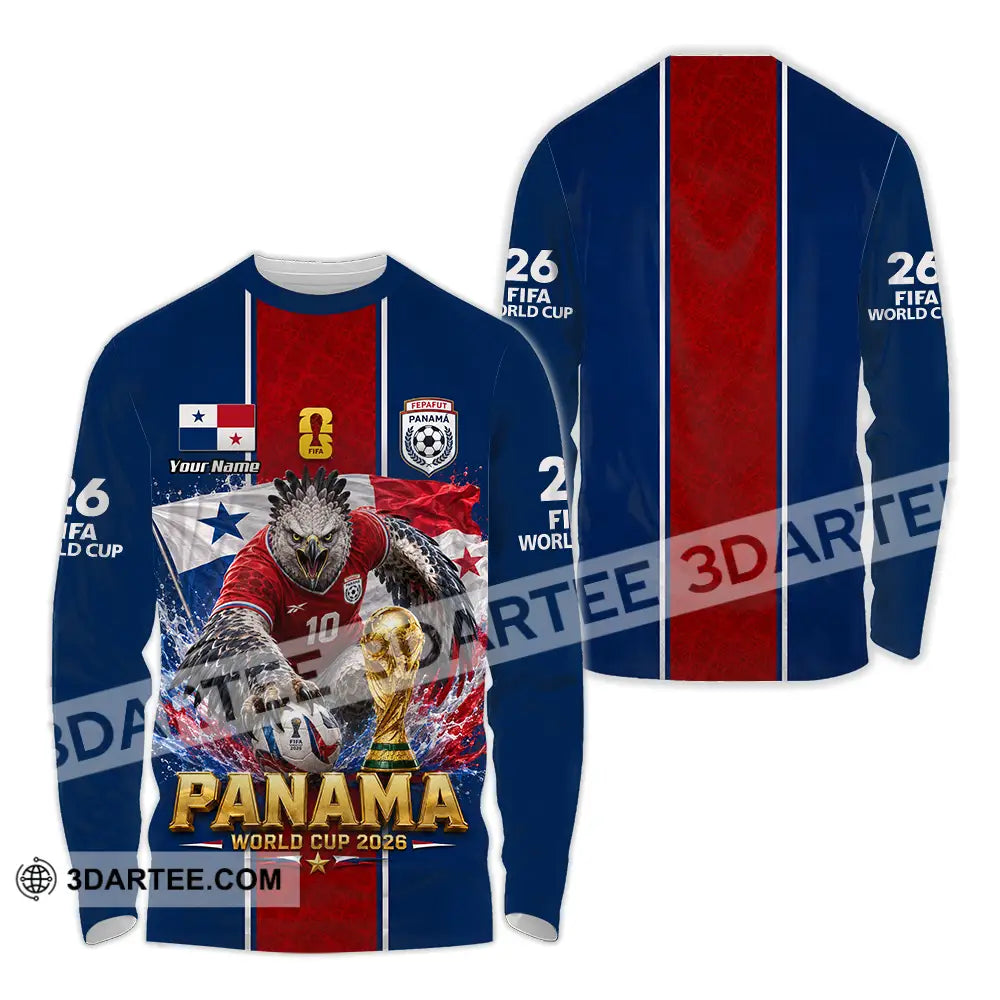 Unisex Shirt - Custom Panama World Cup 2026 Shirt - Long Sleeve Shirt / S - T-shirt