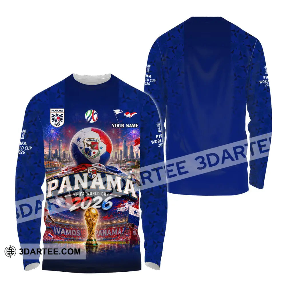 Unisex Shirt - Custom Panama World Cup 2026 Shirt - Long Sleeve Shirt / S - T-shirt