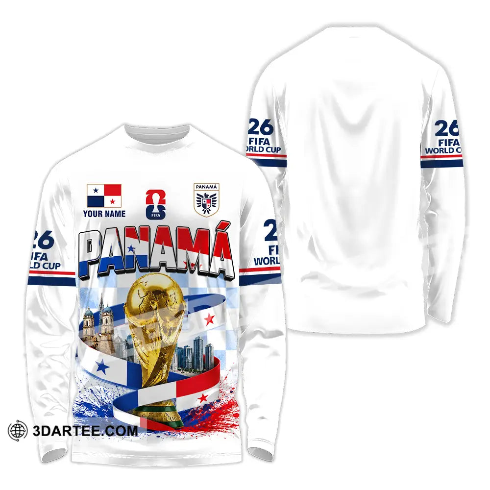 Unisex Shirt - Custom Panama World Cup 2026 Shirt - Long Sleeve Shirt / S - T-shirt