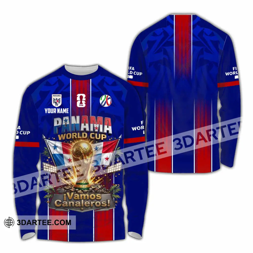 Unisex Shirt - Custom Panama World Cup 2026 Shirt - Long Sleeve Shirt / S - T-shirt
