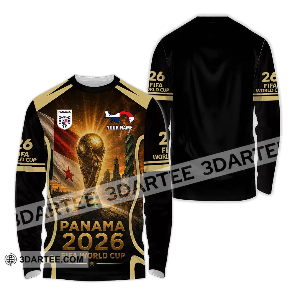 Unisex Shirt - Custom Panama World Cup 2026 Shirt - Long Sleeve Shirt / S - T-shirt