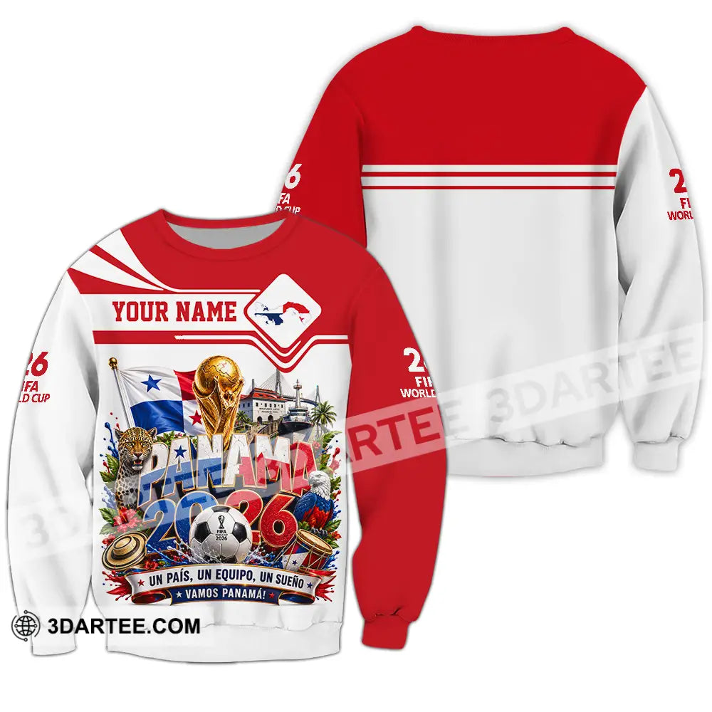 Unisex Shirt - Custom Panama World Cup 2026 Shirt - Long Sleeve / S - T-shirt
