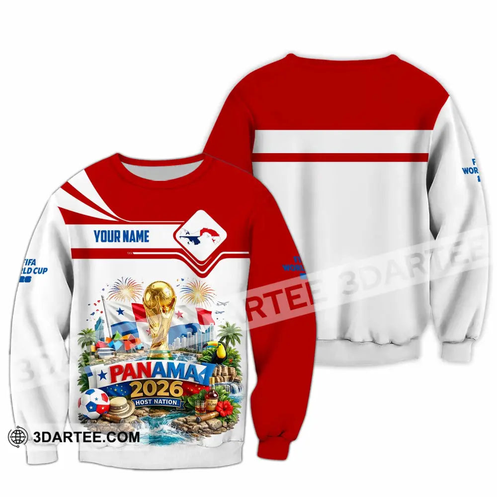 Unisex Shirt - Custom Panama World Cup 2026 Shirt - Long Sleeve / S - T-shirt