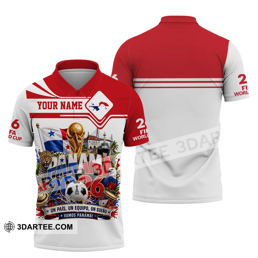 Unisex Shirt - Custom Panama World Cup 2026 Shirt - Polo Shirt / S - T-shirt