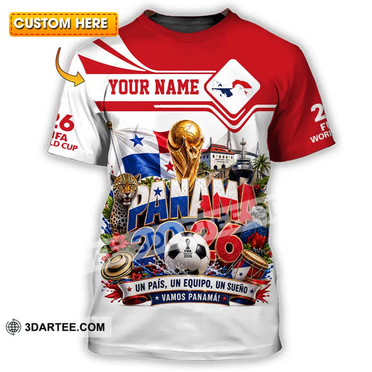 Unisex Shirt - Custom Panama World Cup 2026 Shirt - T-shirt