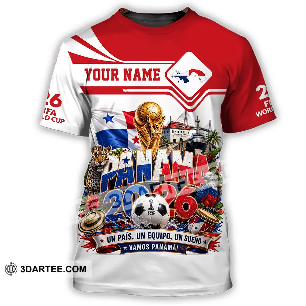 Unisex Shirt - Custom Panama World Cup 2026 Shirt - T-Shirt / S - T-shirt
