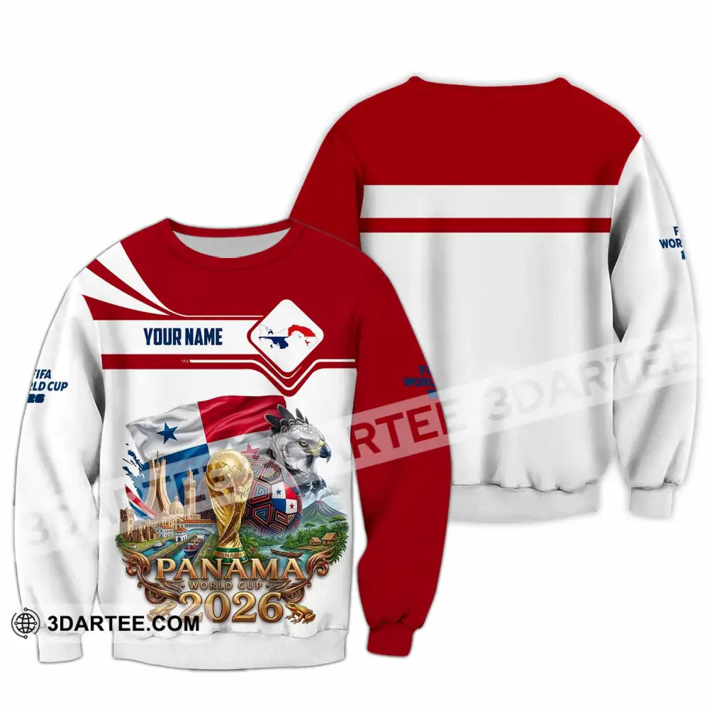 Unisex Shirt - Custom Panama World Cup 2026 Shirt - Long Sleeve / S - T-shirt