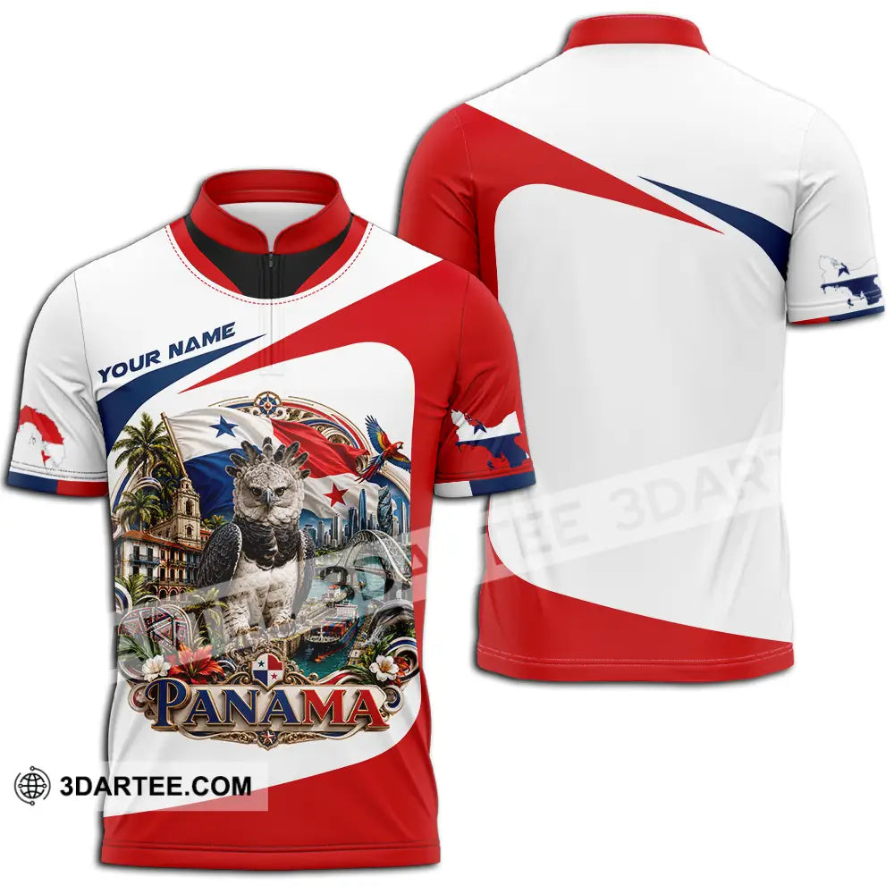 Unisex Shirt - Custom Panama Shirt - Zipper Polo Shirt / S - T-shirt
