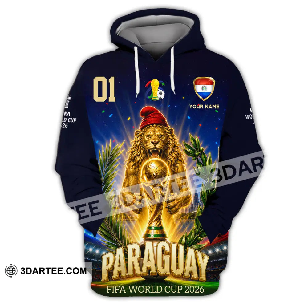 Unisex Shirt - Custom Paraguay World Cup 2026 Shirt - Hoodie / S - T-shirt