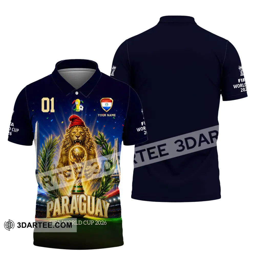 Unisex Shirt - Custom Paraguay World Cup 2026 Shirt - Polo Shirt / S - T-shirt