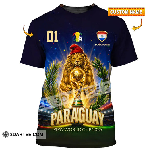Unisex Shirt - Custom Paraguay World Cup 2026 Shirt - T-shirt